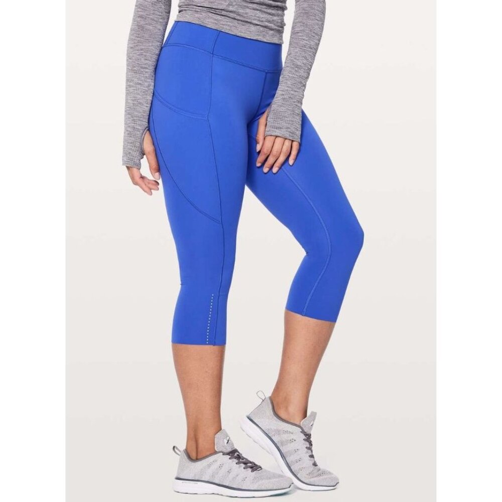 Lululemon Fast & Free Crop II *Nulux 19" Size 6